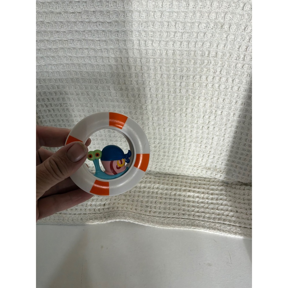 Y2K Unisex Viacom SpongeBob Gary Snail Toy OS White Orange